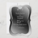 Search for silver wedding anniversary invitations Diamond
