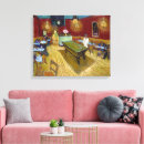 Search for cafe canvas prints The night cafe