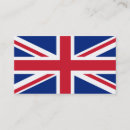 Search for british flag business cards Red