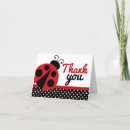 Search for ladybug thank you cards Baby shower