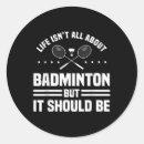 Search for badminton game stickers Athlete