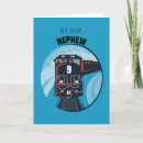 Search for kids train birthday cards Blue