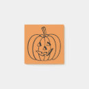 Search for halloween post it notes Jack o lantern