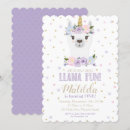 Search for llama unicorn invitations Whimsical