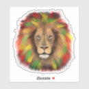 Search for big head stickers Lion