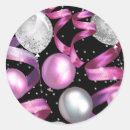 Search for silver ribbon stickers White