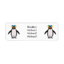 Search for funny bird return address labels Penguin