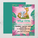 Search for monkey 1st birthday invitations Giraffe