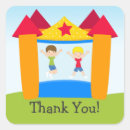 Search for bounce house thank you stickers Birthday
