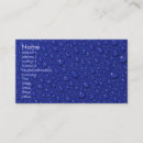 Search for rain drop business cards Wet
