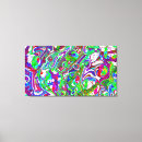 Search for bright colours canvas prints White