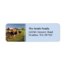 Search for cows return address labels Red