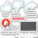 Search for youtube stickers Vlogger
