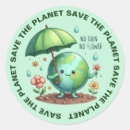 Search for cute earth day stickers Save the planet