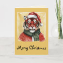 Search for tiger christmas cards Xmas