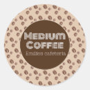 Search for roasted coffee stickers Brown