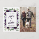 Search for purple silver save the dates Floral