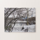 Search for central park winter puzzles New york