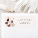 Search for rustic floral return address labels Wildflowers