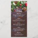 Search for holiday dinner menus Rustic