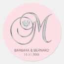 Search for silver pink wedding stickers Heart