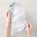 Search for purple shower wedding invitations Rose