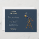 Search for stargazing party invitations Under the stars