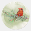 Search for watercolor cardinal bird stickers Rustic