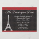 Search for an evening in paris invitations Parisian