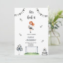 Search for girl soccer invitations Black