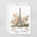 Search for paris birthday cards Elegant