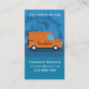 Search for courier business cards Transport