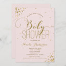 Search for pink glitter baby shower invitations Dots