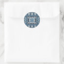 Search for retro snowflakes stickers Blue