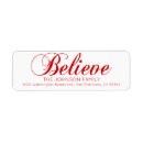 Search for believe return address labels White