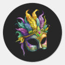 Search for black mask stickers Mardi gras