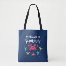 Search for hello summer tote bags Blue