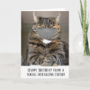 Search for funny face birthday cards Cat