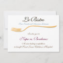 Search for bistro 5x7 invitations Restaurant
