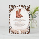 Search for cowhide invitations Cowboy boots