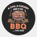Search for cow and chicken stickers Bbq