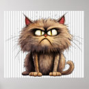 Search for funny cat drawing posters Animal