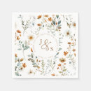 Search for flowers napkins Watercolor
