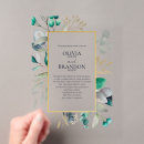 Search for gold leaves wedding invitations Watercolor eucalyptus