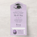Search for lavender black wedding invitations Gothic