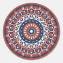 Search for intricate patterns stickers Mandala