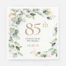 Search for 85th birthday napkins Watercolor