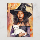 Search for black witch postcards Autumn