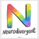 Search for rainbow awareness stickers Neurodivergent