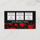 Search for valentines business cards Hearts